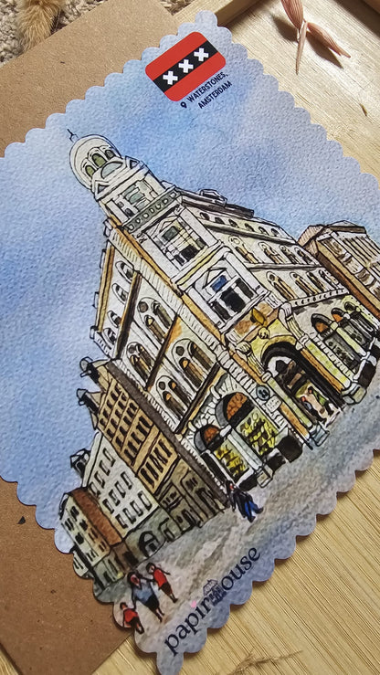 Waterstones Amsterdam Ansichtkaart